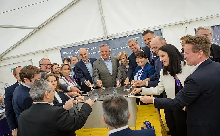 Groundbreaking ceremony at Siemens Energy in Weiz.